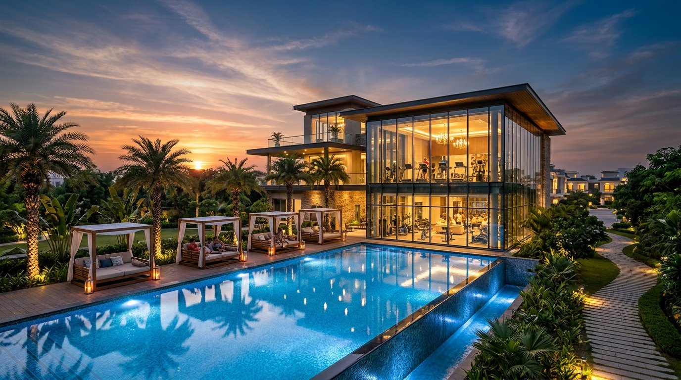 Luxury Community Clubhouse and Pool